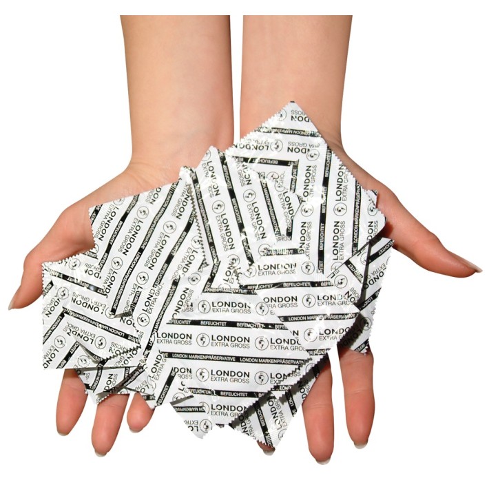 Prezervative London Extra Large, 100 Buc