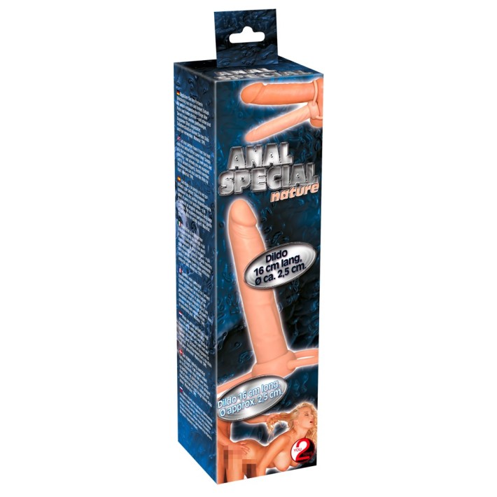 Strap-on Anal Pentru Barbati, Natural, 16 Cm