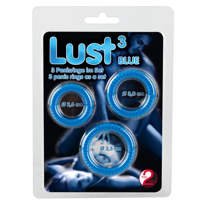 Set 3 Inele Pentru Penis Lust Cock Ring