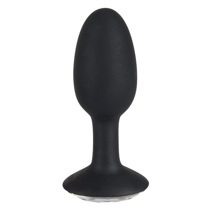 Dop Anal Cu Bijuterie Diamond S, Negru, 8.5 Cm