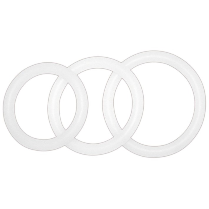 Set 3 Inele Penis Potenzplus, S, M, L, Transparent