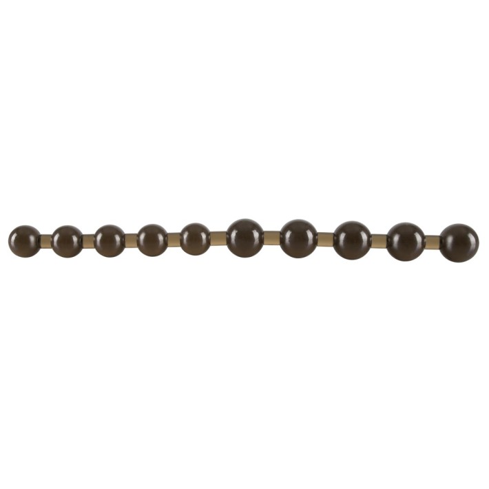 Bile Anale Pearls, Negru, 27 Cm