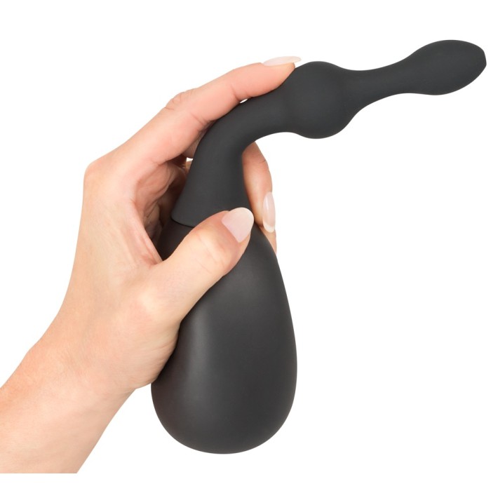 Mini Irigator Intim Black Velvets, Negru, 23.5 Cm