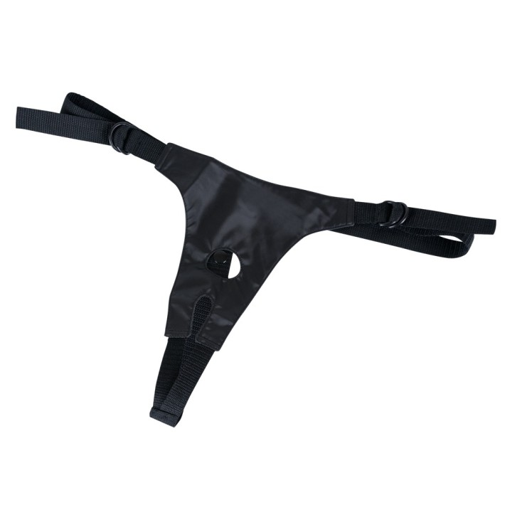 Strap-on Cu 3 Dildouri, Negru