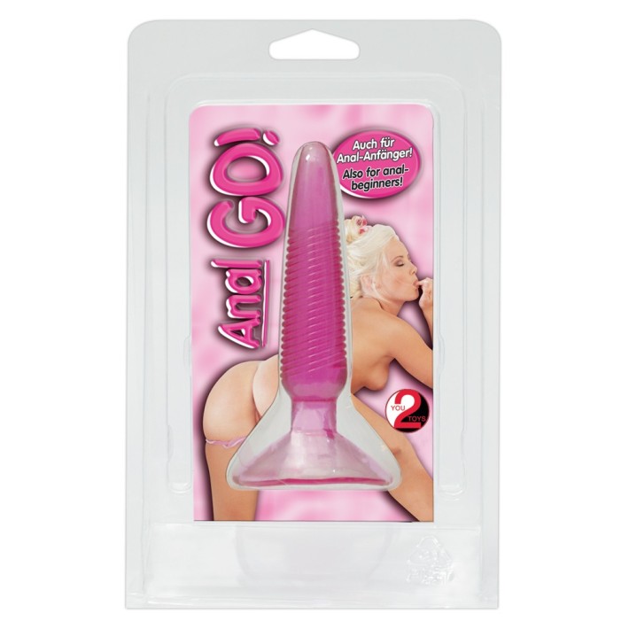 Dop Anal Go, Roz, 13 Cm