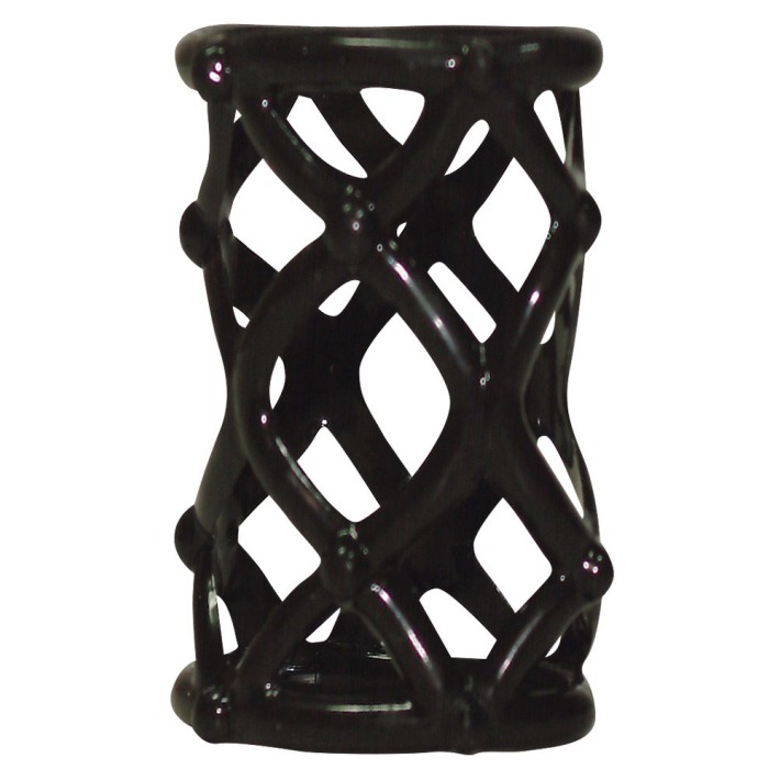 Manson Penis Tip Plasa Orgasm Wonder, Negru, 6 Cm