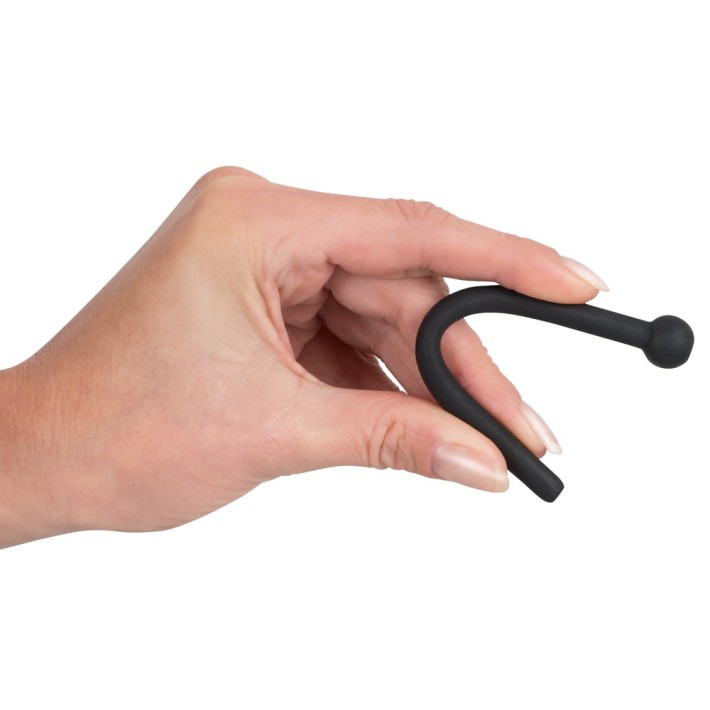 Dop Pentru Penis Piss Play, Negru, 12 Cm