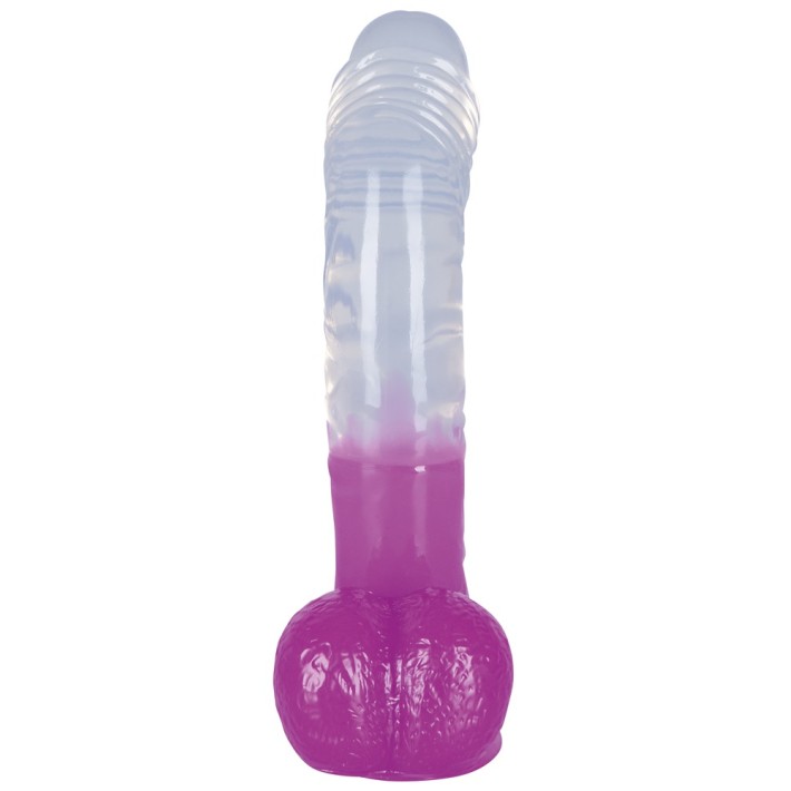 Dildo Ready Mate Softdildo, Violet/transparent, 19 Cm