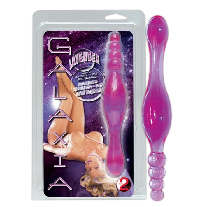 Dop Anal Dildo Galaxia Lavender, 20 Cm