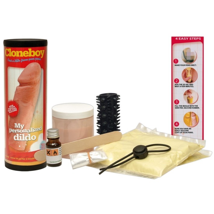 Kit Dildo Personalizat Cloneboy, Natural