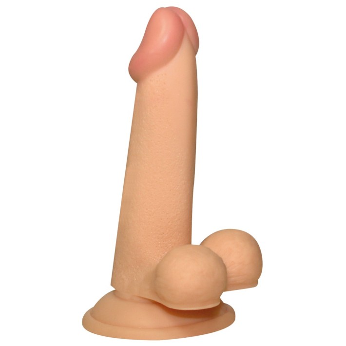 Dildo Clasic Cu Ventuza Plug-n-ride, Natural, 14 Cm