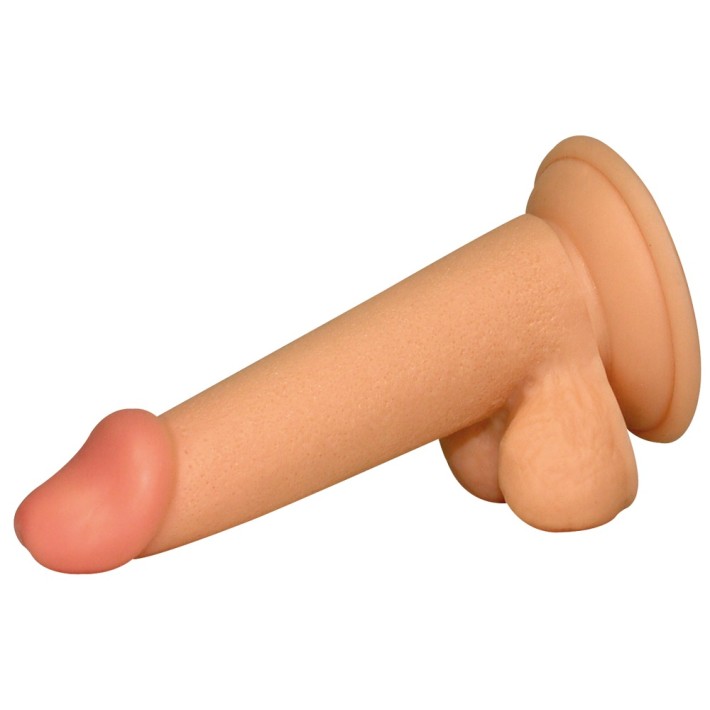 Dildo Clasic Cu Ventuza Plug-n-ride, Natural, 14 Cm