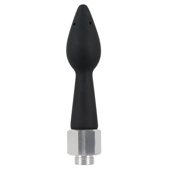 Irigator Anal Douche Rear Splash, Negru, 16 Cm