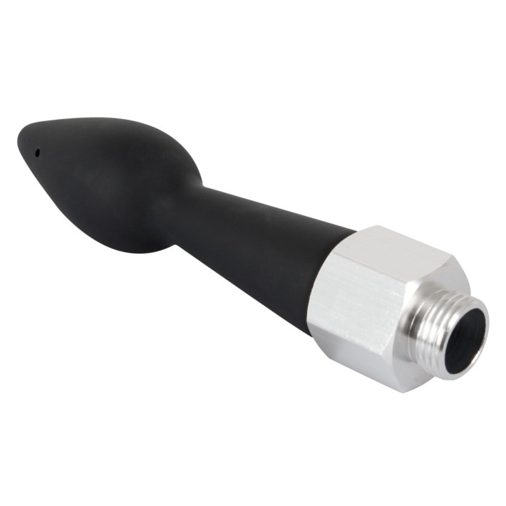 Irigator Anal Douche Rear Splash, Negru, 16 Cm