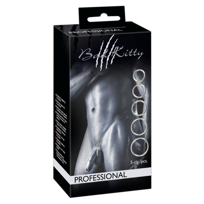 Set 5 Inele Metalice Pentru Penis