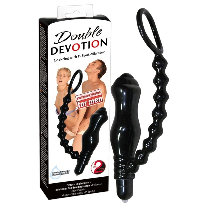 Inel Penis Cu Stimulator Pentru Prostata Double Devotion