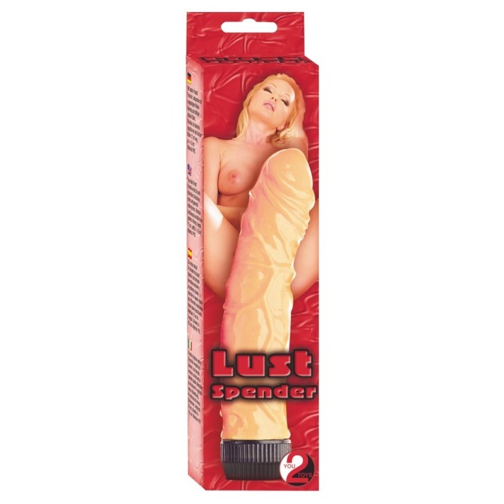 Vibrator Realistic Lust Spender, 18 Cm