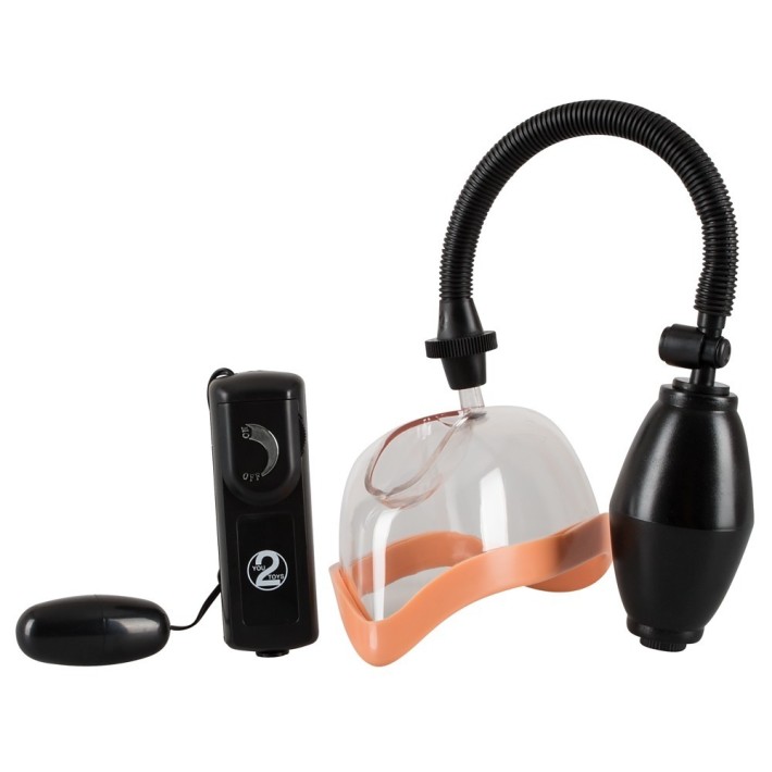 Pompa Vaginala Cu Vibratii, Negru