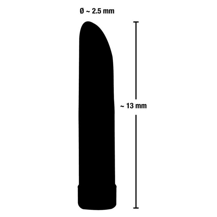 Vibrator Ladyfinder, Negru, 13 Cm