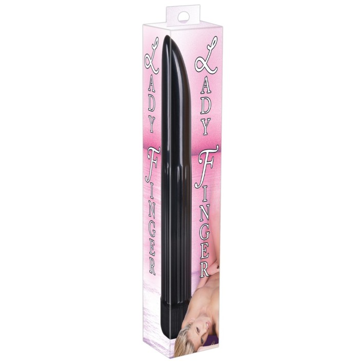 Vibrator Ladyfinder, Negru, 13 Cm