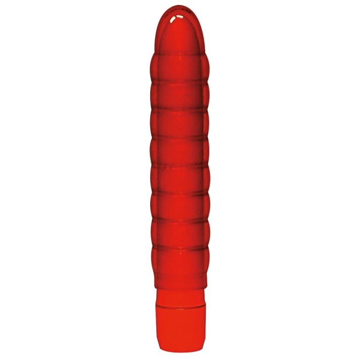 Vibrator Soft Wave, Rosu, 18.5 Cm