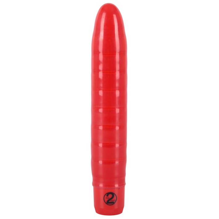 Vibrator Soft Wave, Rosu, 18.5 Cm