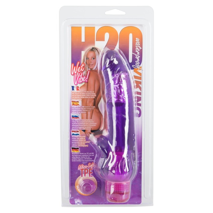 Vibrator Realistic H2o Viking, Mov, 23 Cm