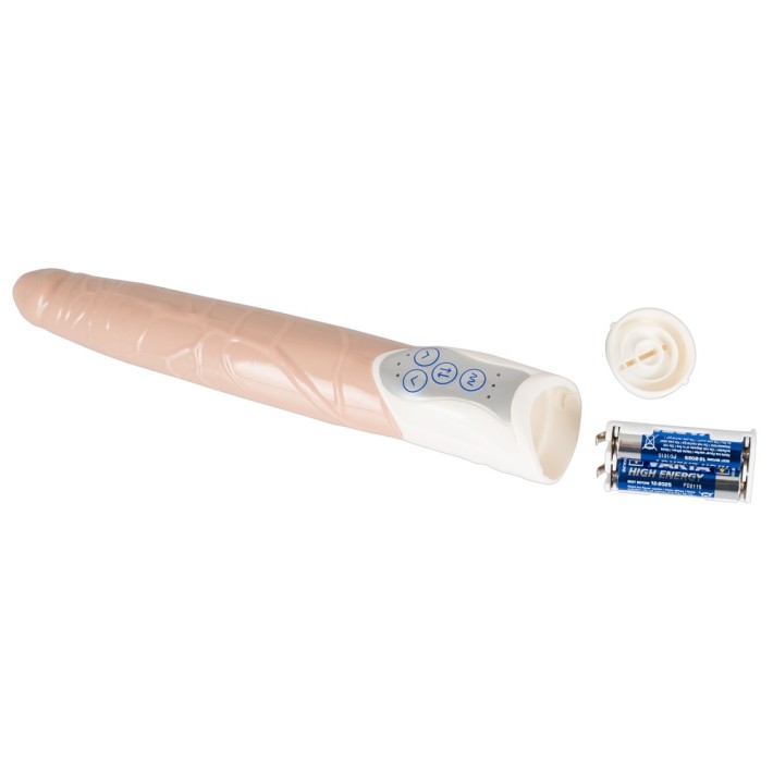 Vibrator Realistic Push It, Bej, 27.5 Cm