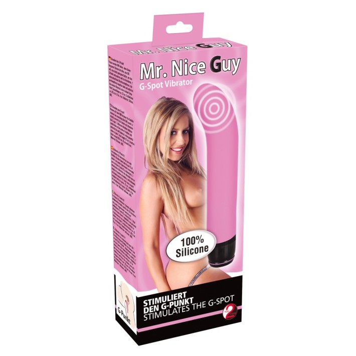 Vibrator G-spot Mr. Nice Guy, Roz, 23 Cm