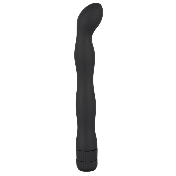 Vibrator Anal Lover, Negru, 18 Cm
