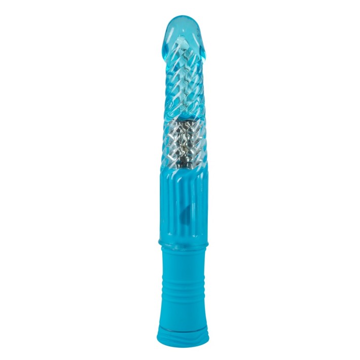 Vibrator Rabbit Sugar Babe, Albastru, 22 Cm
