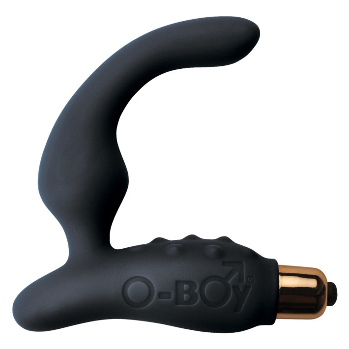 Vibrator Anal O-boy 7 Viteze, Negru, 11 Cm