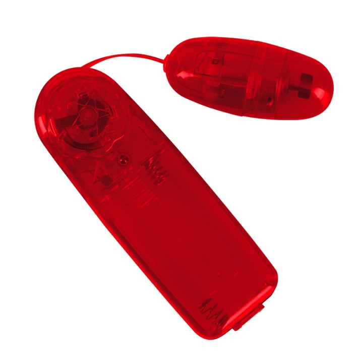 Glont Vibrator Cu Telecomanda, Rosu, 5.5 Cm
