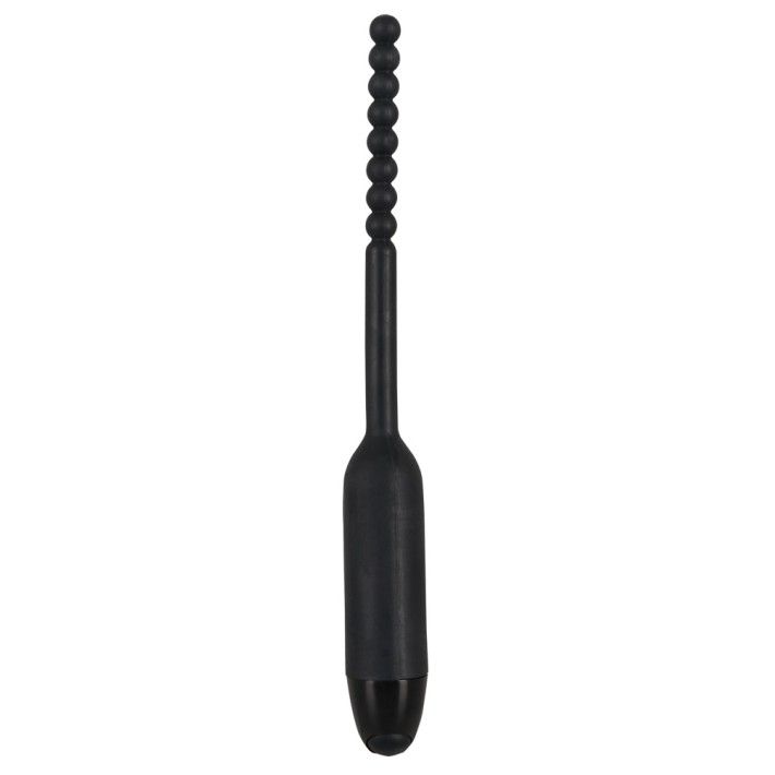 Dilatator Cu Vibratii / Vibrator Pentru Stimulare Uretrala (barbati) Pearl, Negru, 19 Cm