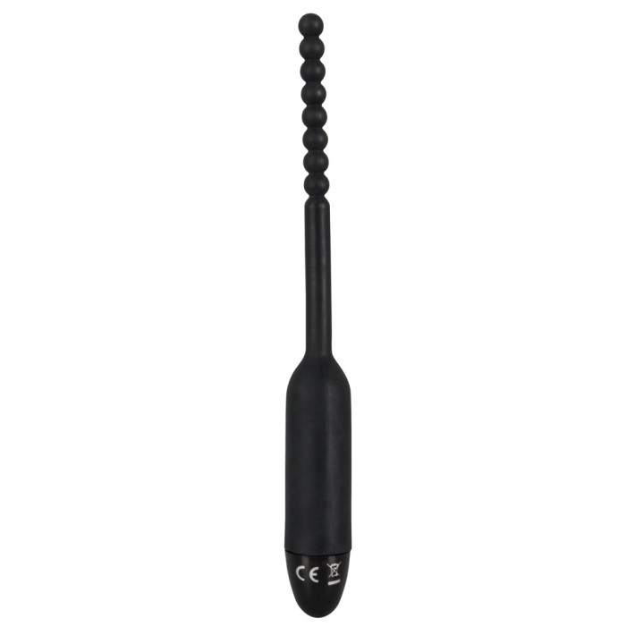 Dilatator Cu Vibratii / Vibrator Pentru Stimulare Uretrala (barbati) Pearl, Negru, 19 Cm