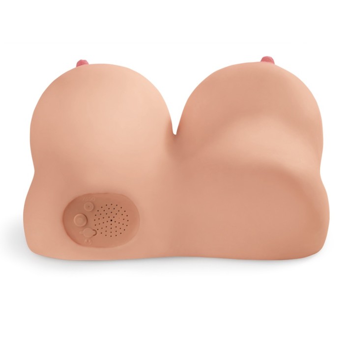 Masturbator 2-in-1 Cu Functie Audio Talk Interactive Titty Fuck-her