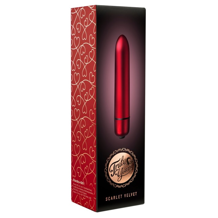 Glont Vibrator Truly Yours Scarlet Velvet, 9 Cm