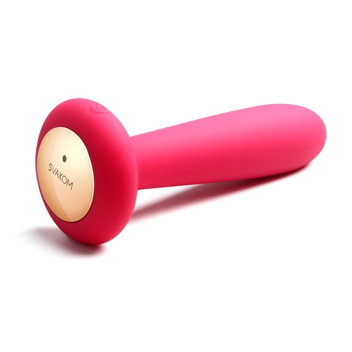 Dop Anal Unisex Cu Vibratii Si Incalzire Primo, Rosu, 12 Cm