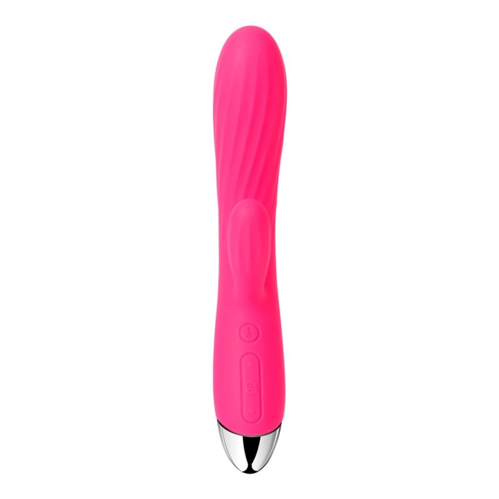Vibrator Cu Functie De Incalzire Angel, Roz, 19 Cm