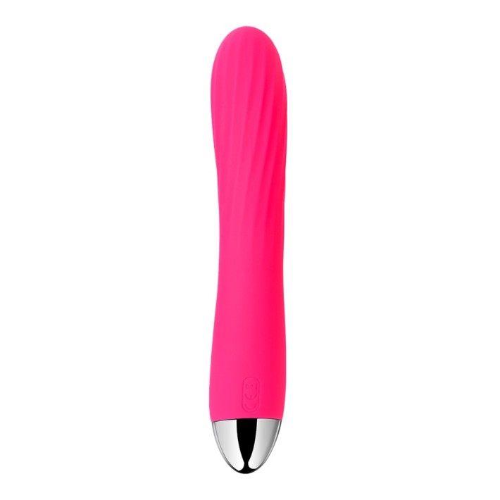 Vibrator Cu Functie De Incalzire Angel, Roz, 19 Cm