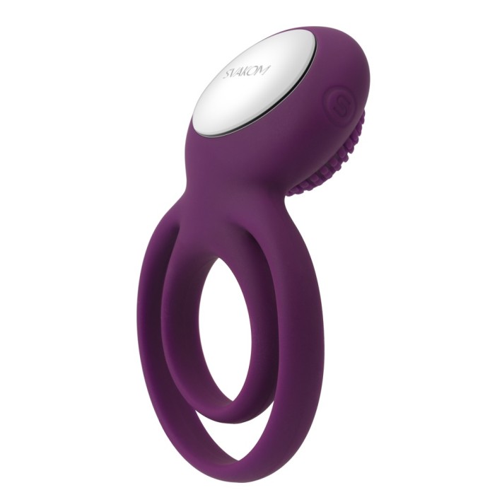 Inel Penis Vibrator Dublu Tammy, Violet