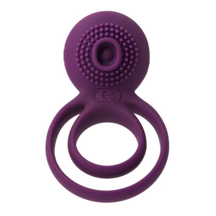 Inel Penis Vibrator Dublu Tammy, Violet