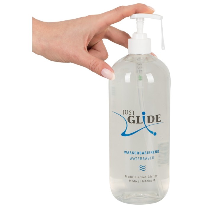 Lubrifiant Medical Pe Baza De Apa Just Glide, 1000 Ml (1 Litru)