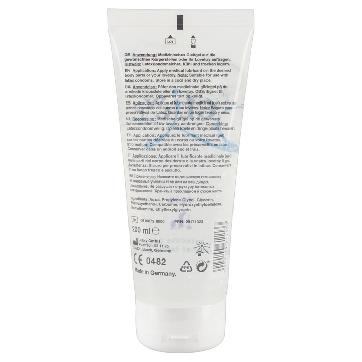 Lubrifiant Medical Just Glide Pentru Jucarii Erotice, 200 Ml
