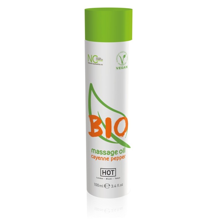 Ulei Pentru Masaj Bio Cu Piper Cayenne, 100 Ml