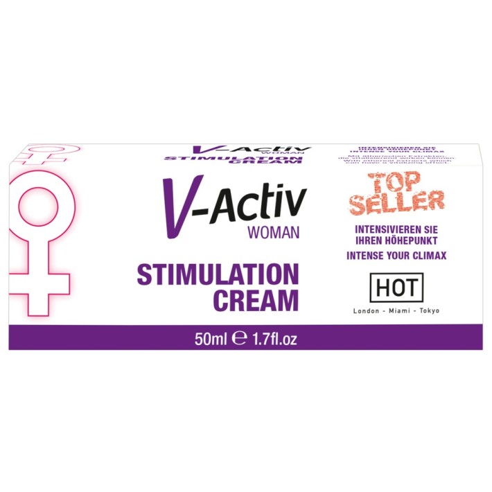 Crema Afrodiziaca Pentru Femei V-activ, 50 Ml