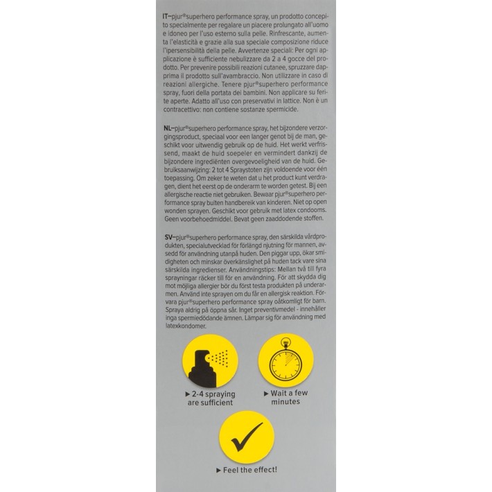 Spray Lubrifiant Pentru Intarzierea Ejacularii Superhero, 20 Ml