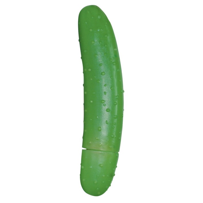 Dildo Fantezie Castravete, Verde, 16.5 Cm