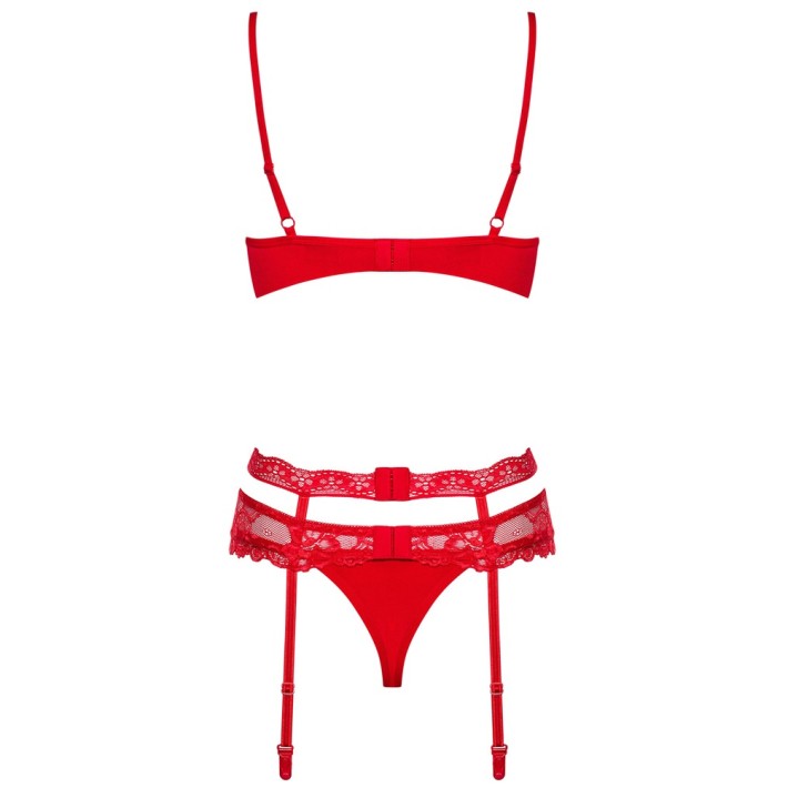 Set 3 Piese Lenjerie Sexy Heartina L/xl, S-m