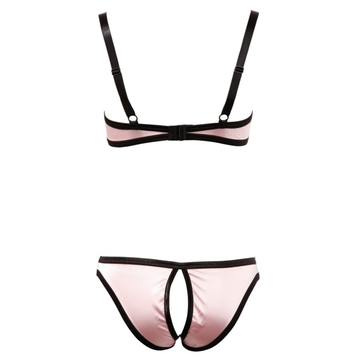 Set Sutien Decupat Si Chilotei Decupati Rose 80b/m